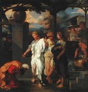 Sebastien Bourdon, Abraham and three angels
